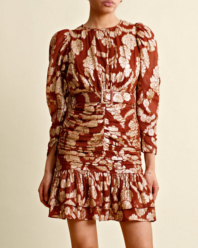 byTiMo - Brocade Georgette Mini Dress