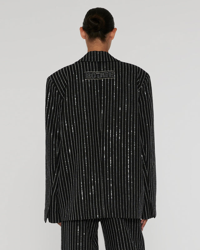 ROTATE - Sequin Twill Blazer