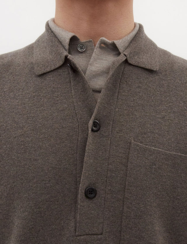 Norse Projects - Kian Merino Cotton Milano Polo