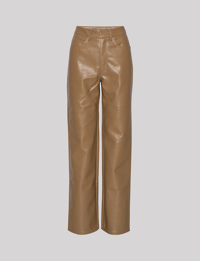 ROTATE - Textured Straight Pants